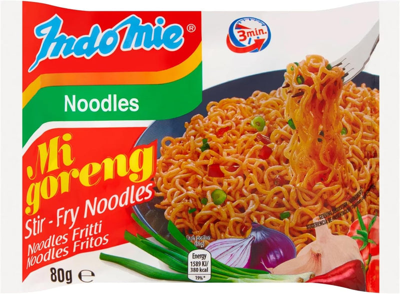 Indomie Mi Goreng Instant Stir Fried Noodles 80g | 40 Pack Box