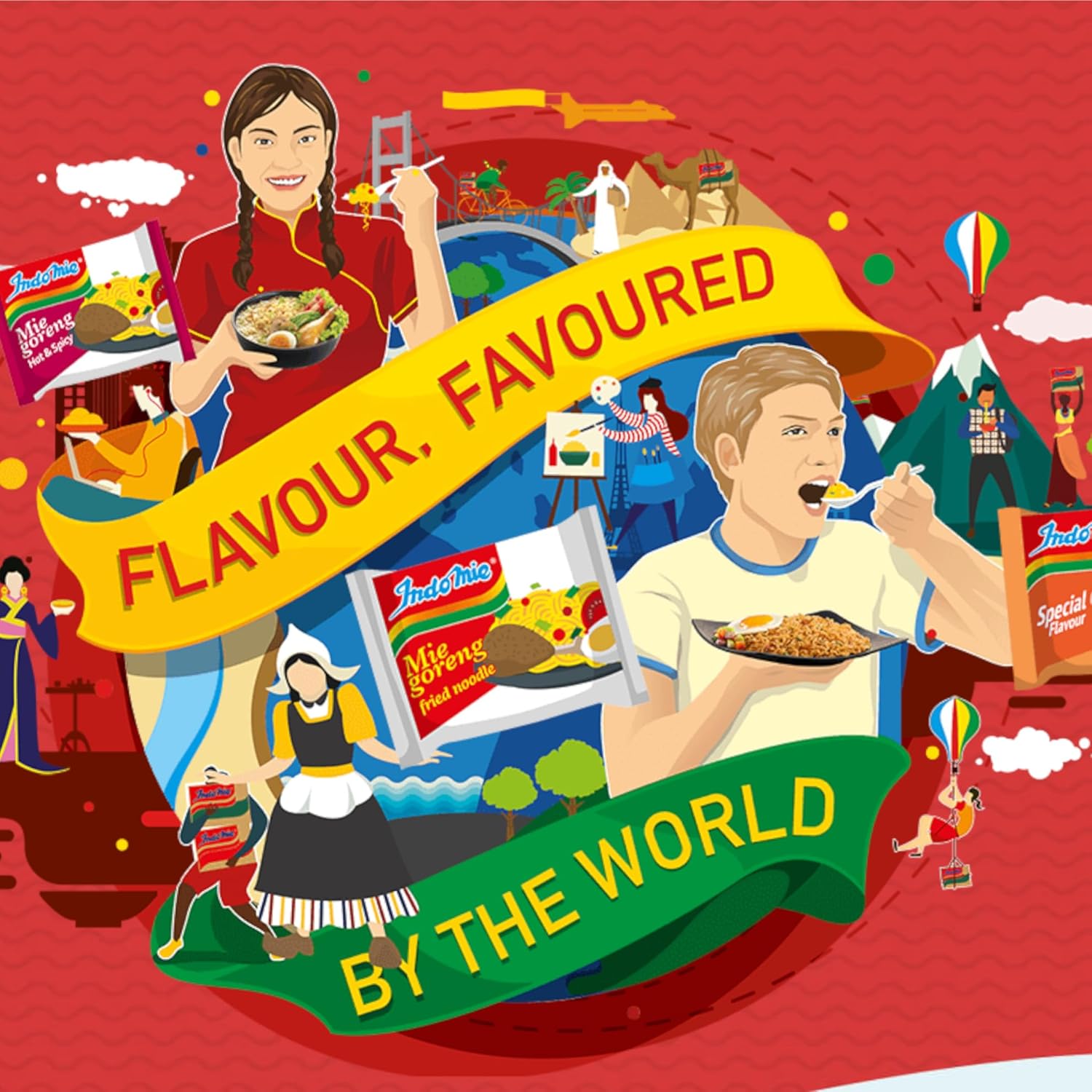 Indomie Mi Goreng Instant Stir Fried Noodles 80g | 40 Pack Box