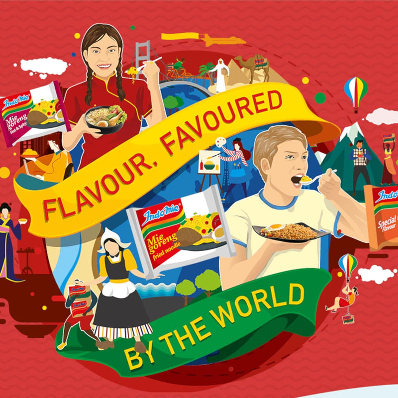 Indomie Mi Goreng Instant Stir Fried Noodles 80g | 40 Pack Box